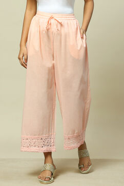 Peach Cotton Palazzo image number 5