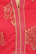 Pink Straight Poly Chanderi Kurta image number 4
