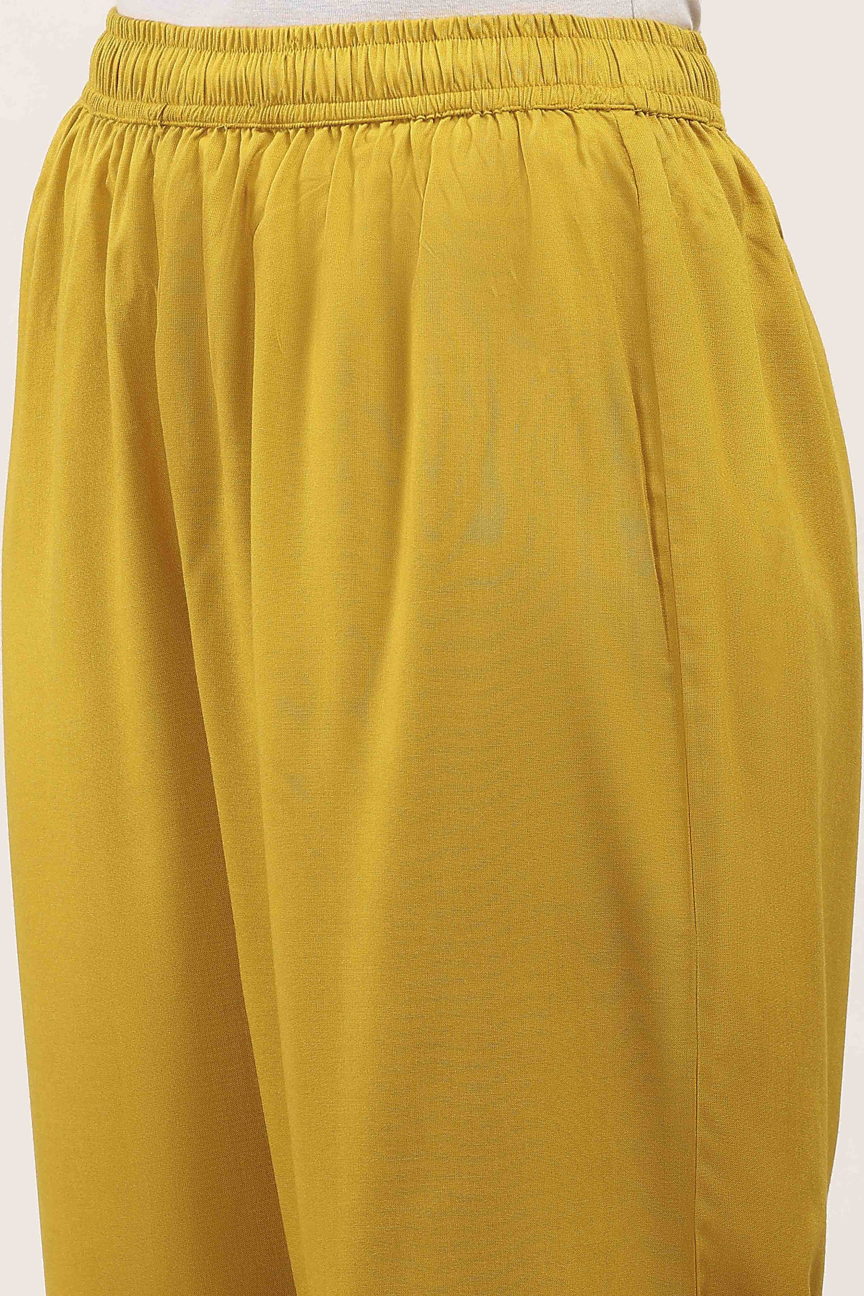 Pink Viscose Rayon Kurta Pants Set image number 2