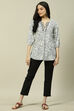 White Viscose Indie Top image number 0
