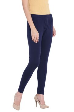 Mustard Cotton Leggings image number 3
