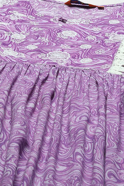 Purple LIVA Tiered Dress image number 1