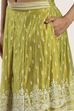 Pink Polyester Kalidar Lehenga Set image number 2