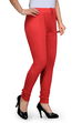 Red Cotton Leggings image number 1