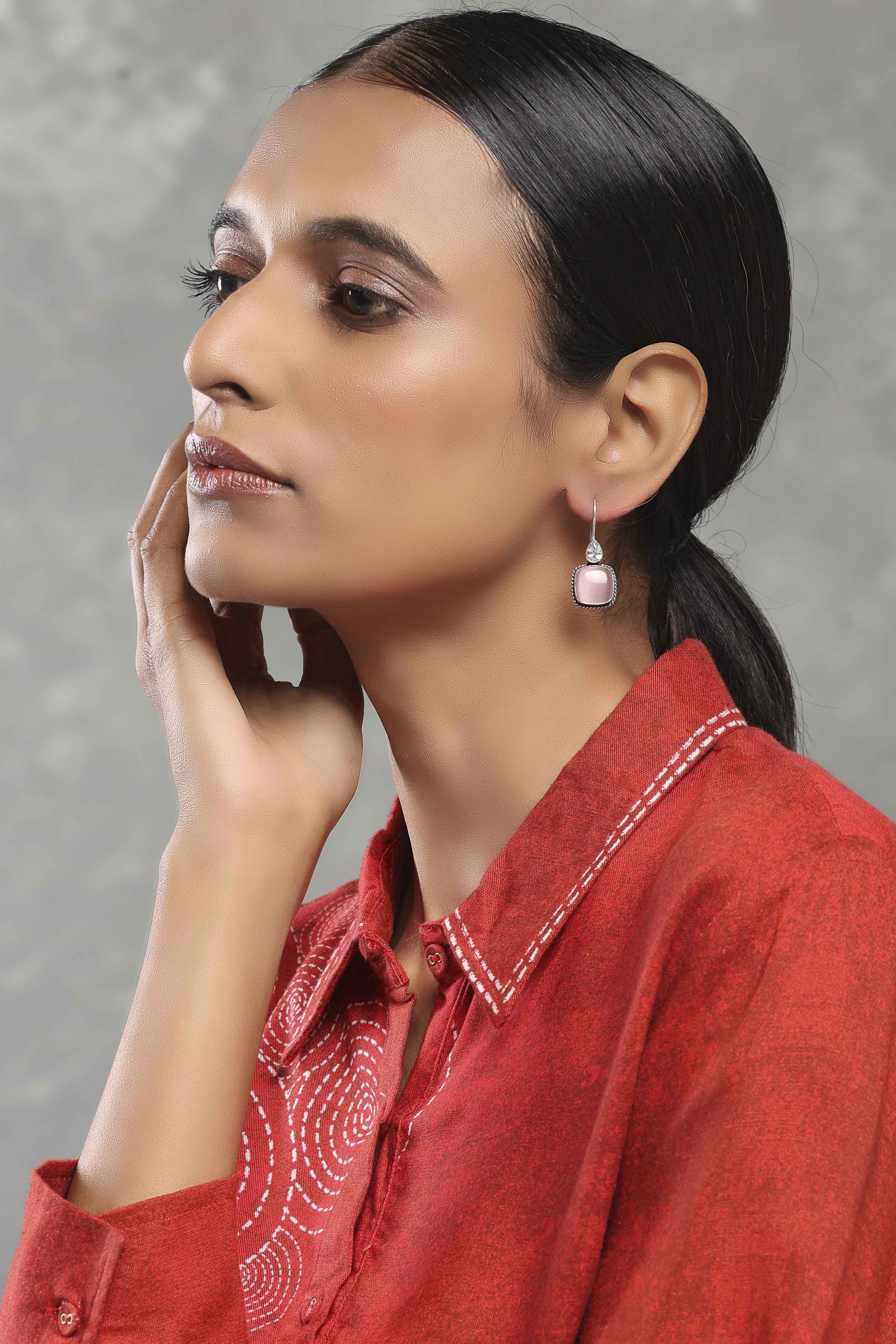 Light Pink Brass Drop & Danglers image number 3