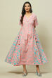 Coral Cotton Straight Dress image number 5