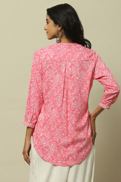 Pink Rayon Slub Indie Top image number 3