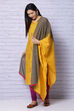 Mustard And Green Cotton Dupatta image number 2