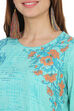 Turq Straight Viscose Kurta image number 1