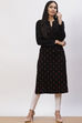 Black Acrylic Straight Kurta image number 0