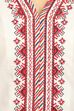 White Straight Viscose Rayon Indie Top image number 1