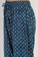 Blue Viscose Straight SET image number 2