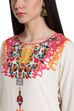 Ecru Rayon Straight Kurta image number 1