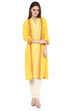 Yellow Straight Rayon Kurta image number 0