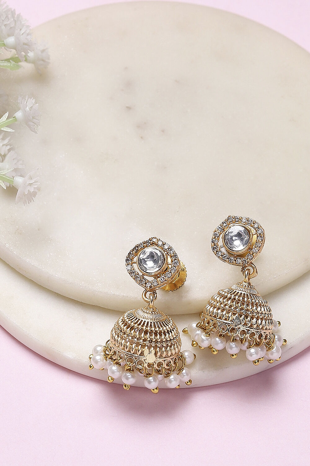 Gold Alloy Jhumka image number 0