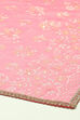 Pink Polyester Kalidar Printed Kurta Legging Suit Set