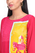 Off White Straight Viscose Kurta image number 1