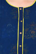 Indigo Straight Viscose Indie Top image number 1