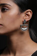 Silver Metal Brass Earrings image number 0