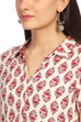 Red Flared Viscose Dress image number 1