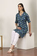Blue Rayon Straight Kurtas