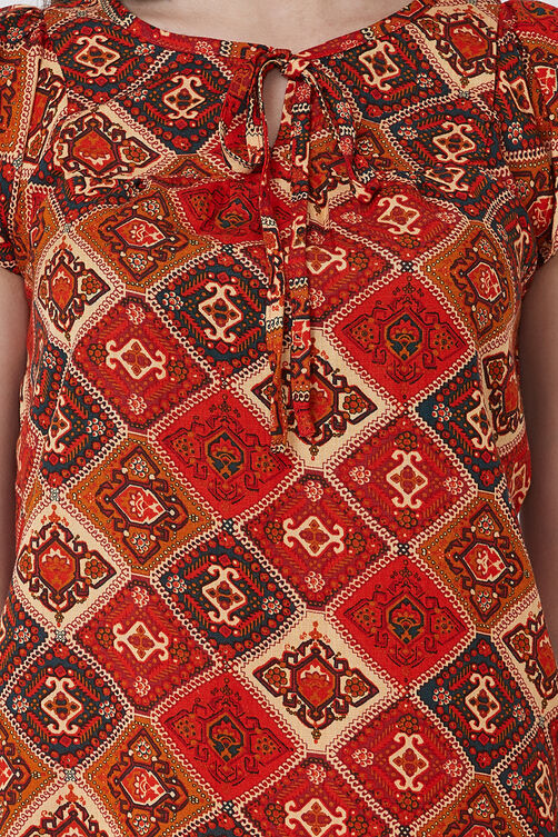 Rust Viscose Top image number 1