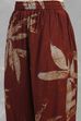 Indigo Blue Viscose Blend Printed Kalidar Kurta Pants Set image number 2
