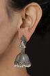 Silver Metal Brass Earrings image number 0
