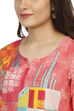 Peach Straight Viscose Kurta image number 1