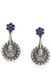 Blue Metal Brass Earring image number 0