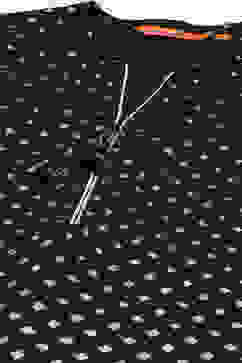 Black LIVA Straight Printed Kurta image number 1