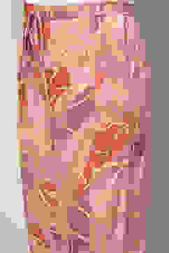 Pink Floral Printed Straight Co-ord Set image number 2