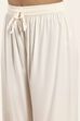 Olive Green Viscose Rayon Flared Kurta Pants Set image number 2