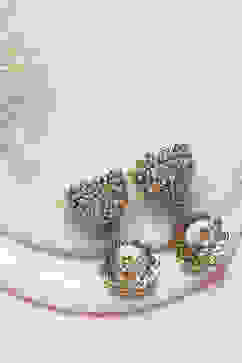 White Alloy Jhumka image number 2