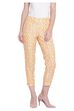 Orange Polyester Slim Pants image number 0