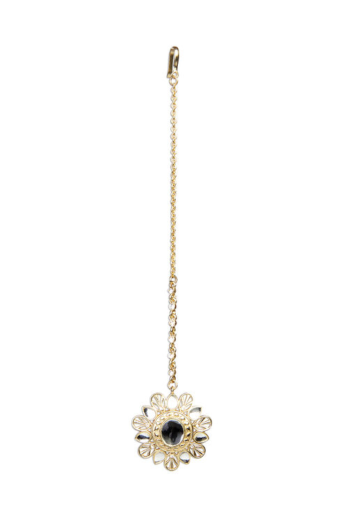 Golden Mangtika Kundan Style image number 1