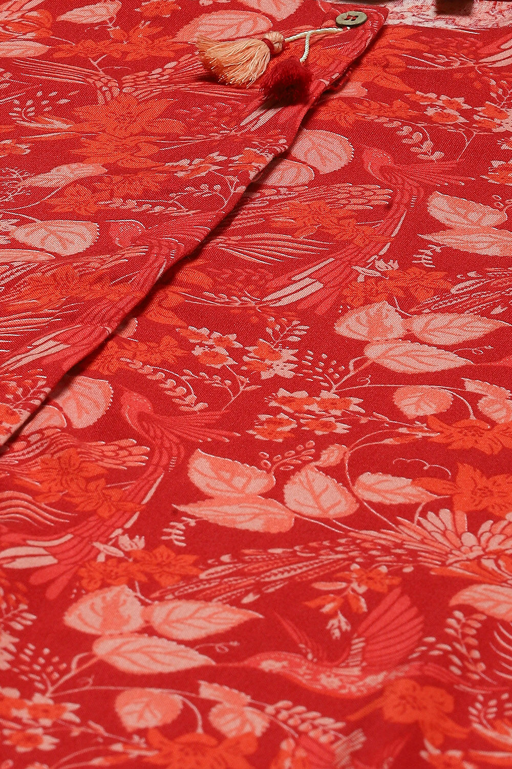 Red LIVA Indie Top image number 1