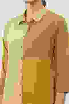 Yellow Cotton Straight Kurtas image number 1