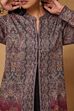 Maroon Polyester Regular Printed Cape image number 1