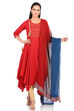 Rust & Teal Poly Cotton Stoles image number 0