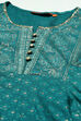 Green Viscose Straight Dress image number 1