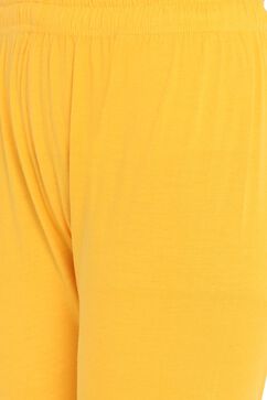 Yellow Cotton Legging image number 1