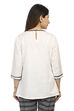 Ecru A Line Cotton Indie Top image number 5