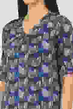 Blue Rayon Straight Kurtas image number 1