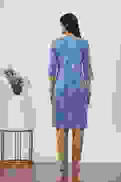 Blue Rayon Straight Kurtas image number 3