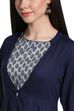 Indigo Rayon Front Open Shrug image number 1