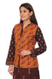 Mustard Straight Cotton Jacket image number 3