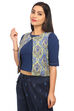 Indigo Straight Polyester Indie Top image number 3