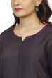 Red Straight Cotton Kurta image number 1