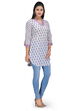 White Cotton Straight Kurta image number 1